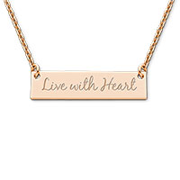 Live with Heart Festoon Necklace