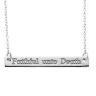 Faithful unto Death Festoon Necklace