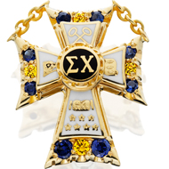 Medium Blue & Gold Badge Medium Blue & Gold Badge