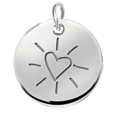 Heart and Sunshine Charm