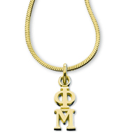 Lavaliere with Snake Chain
