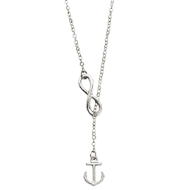 Anchor Infinity Necklace