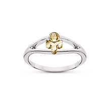 Women's Two-Toned Loyalty Crest Ring
