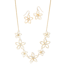 Layla Wire Necklace & Earrings Set