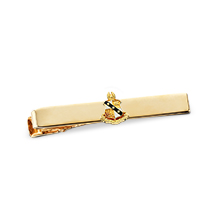 Tie Bar with Enameled Crest