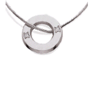 Sterling Silver Eternity Necklace