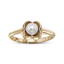 Tiffany Set Quatrefoil Ring