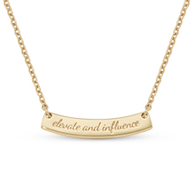 elevate and influence Festoon Necklace