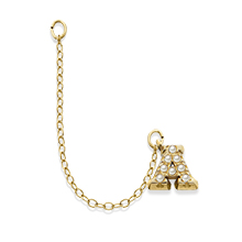 Crown Pearl Single Letter Chapter Guard
