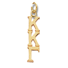 Traditional Vertical Letter Lavaliere