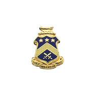Medium Enameled Crest Button
