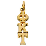 Traditional Vertical Letter Lavaliere