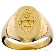 Incised Badge Ring