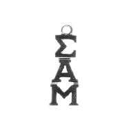 Traditional Vertical Letter Lavaliere