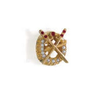 Crown Pearl Sweetheart Badge Crown Pearl Sweetheart Badge