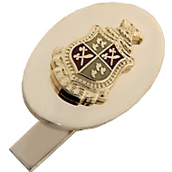 Oval Cufflinks with Crest